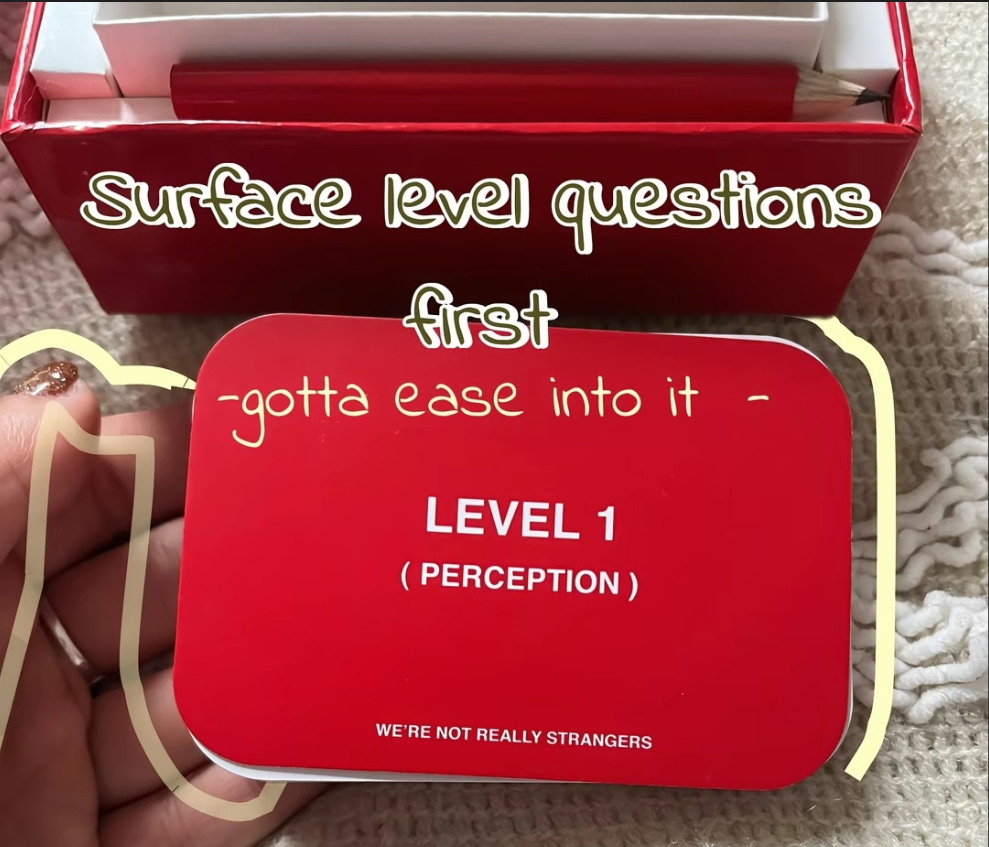 We’re not really strangers, you MUST play this card game！